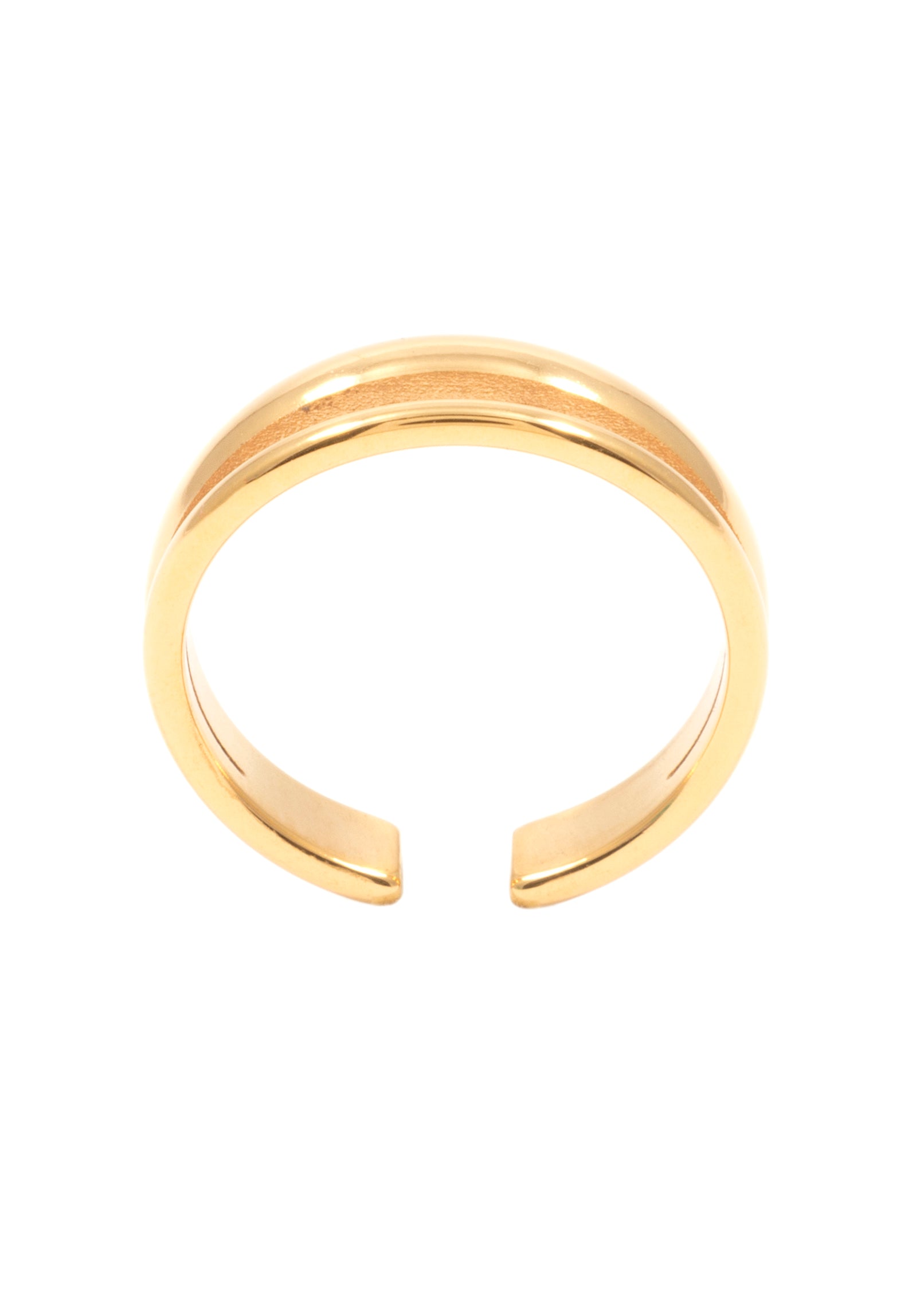 Bague Simple Double Bande